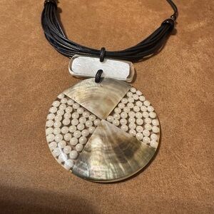 Mother of Pearl Pendant Necklace